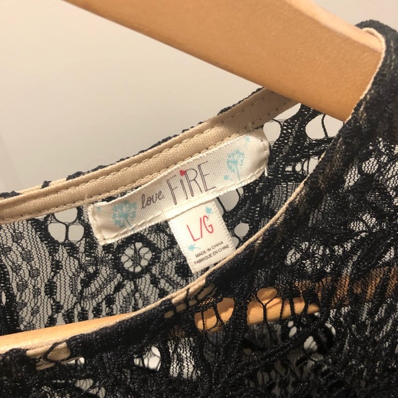 Black lace dress - Picture 4 of 5